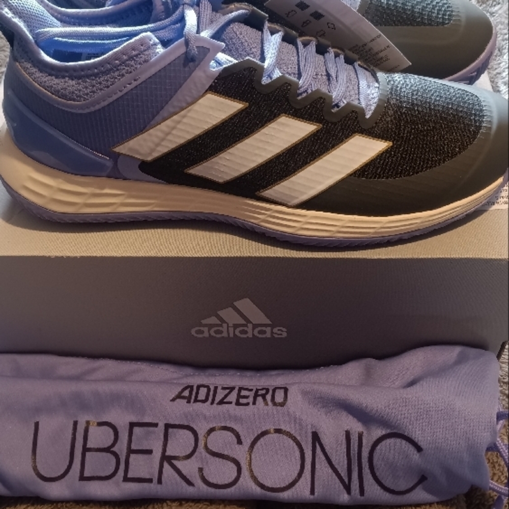 Adidas Adizero Ubersonic Sneakers - Black and Purple